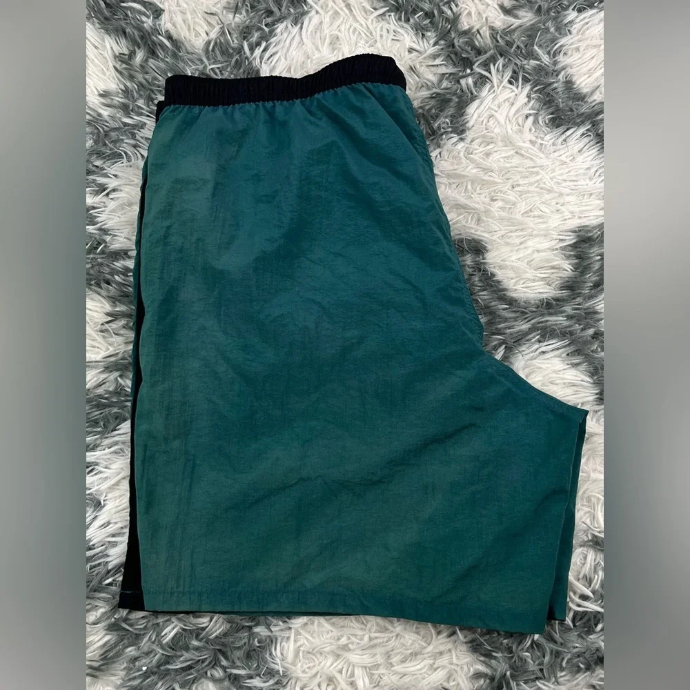 Vintage Speedo Men's Green Swim Trunks With Liner Size Large